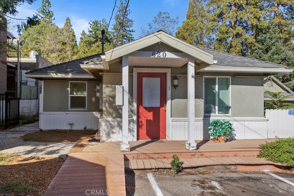620 Forest Shade Road Crestline, CA 92325 - Photo 1 of 1 a front view of a house with garden