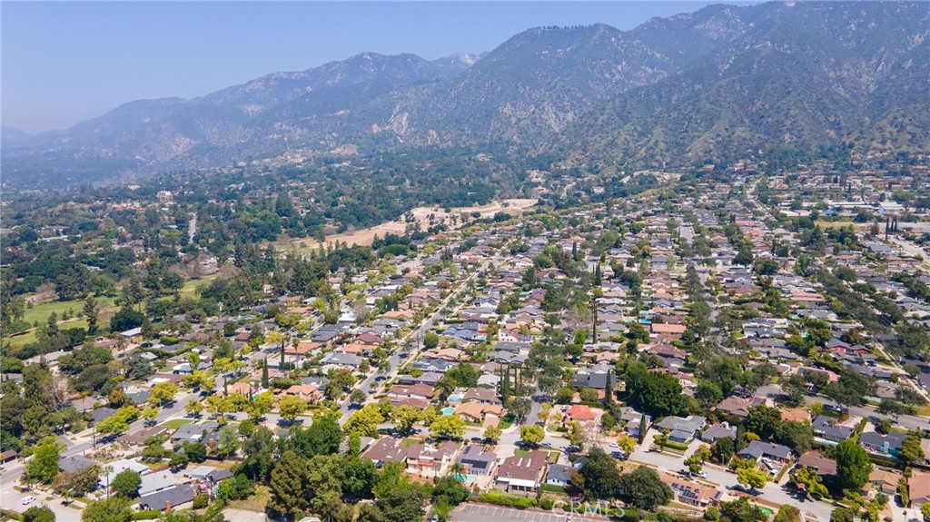 3610 Cartwright Street Pasadena, CA 91107 - Photo 75 of 75 an aerial view of house with yard and mountain view in back