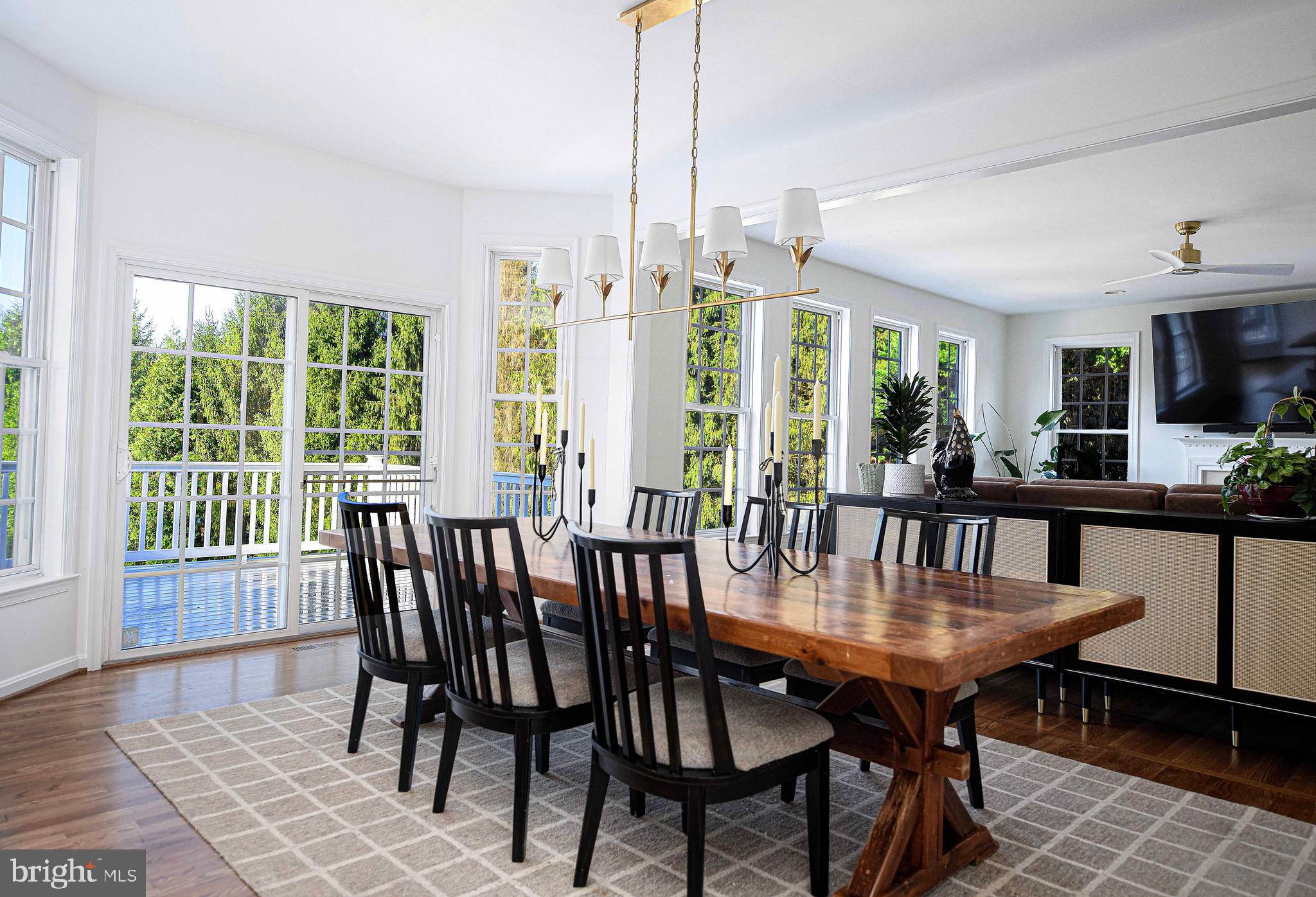 14516 Cuba Road Cockeysville, MD 21030 - Photo 29 of 79 a view of a dining room with furniture window and wooden floor
