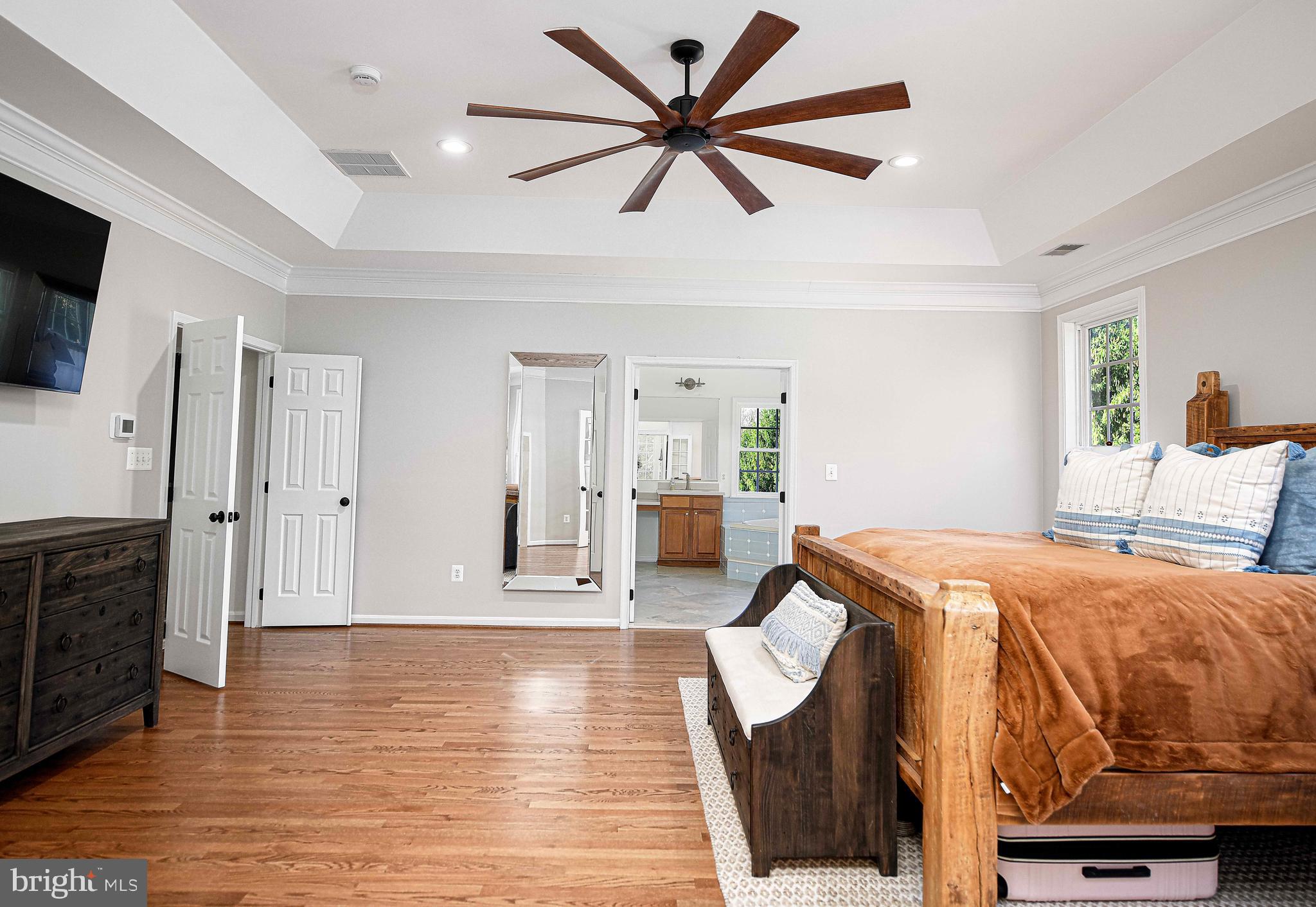 14516 Cuba Road Cockeysville, MD 21030 - Photo 41 of 79 a bed room with bed and flat screen tv