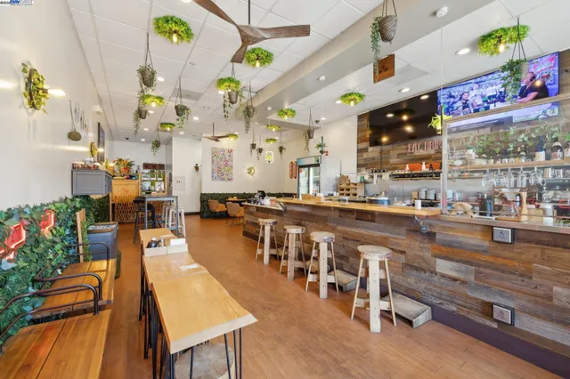a very nice looking room with lots of potted plants
