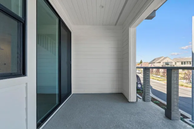 a view of front door with outdoor space