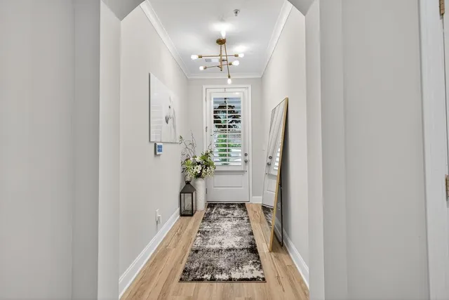 a kitchen with counter top space a sink stove and refrigerator