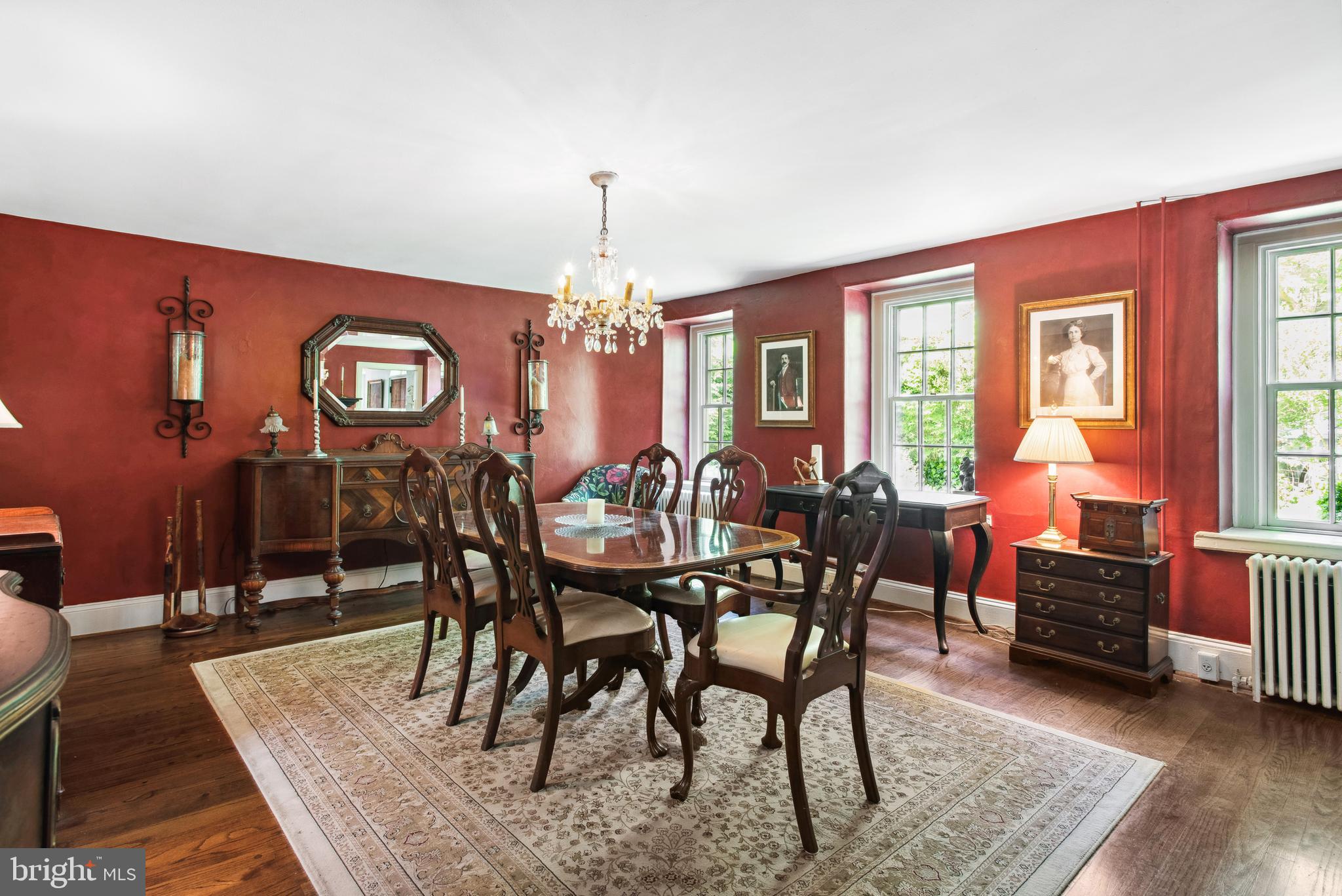 38 Old Lancaster Road Devon, PA 19333 - Photo 8 of 32 a view of a dining room with furniture window and wooden floor