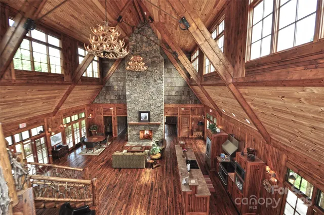 a view of an outdoor space with a tree