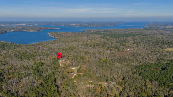 a view of a city with an ocean