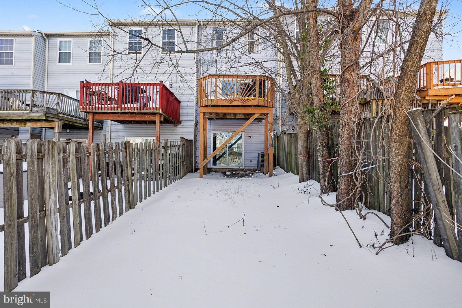 834 West Spring Meadow Court Edgewood, MD 21040 - Photo 23 of 25 Snow covered patio