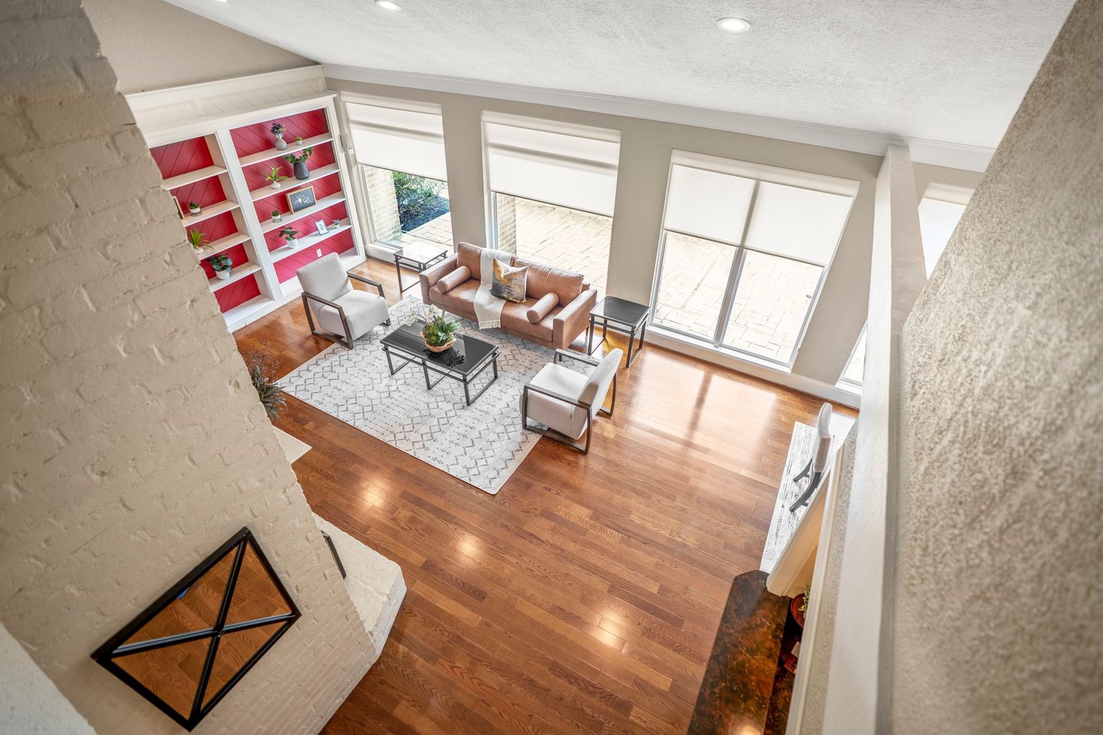 1306 Riverview Court Houston, TX 77077 - Photo 32 of 44 a view of a living room with furniture and a window
