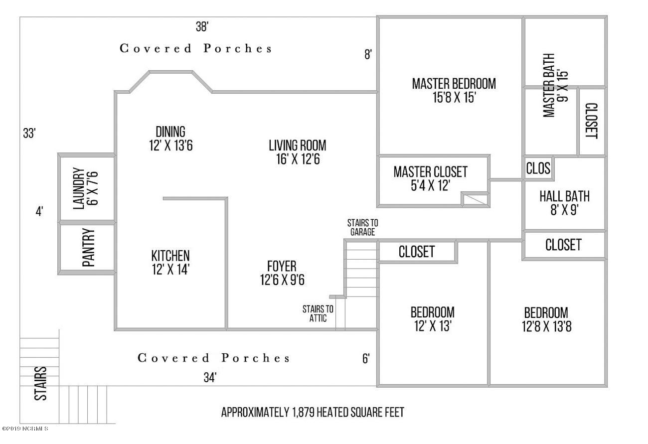 3782 Windy Point Road Southwest Supply, NC 28462 - Photo 44 of 45 Floor Plan