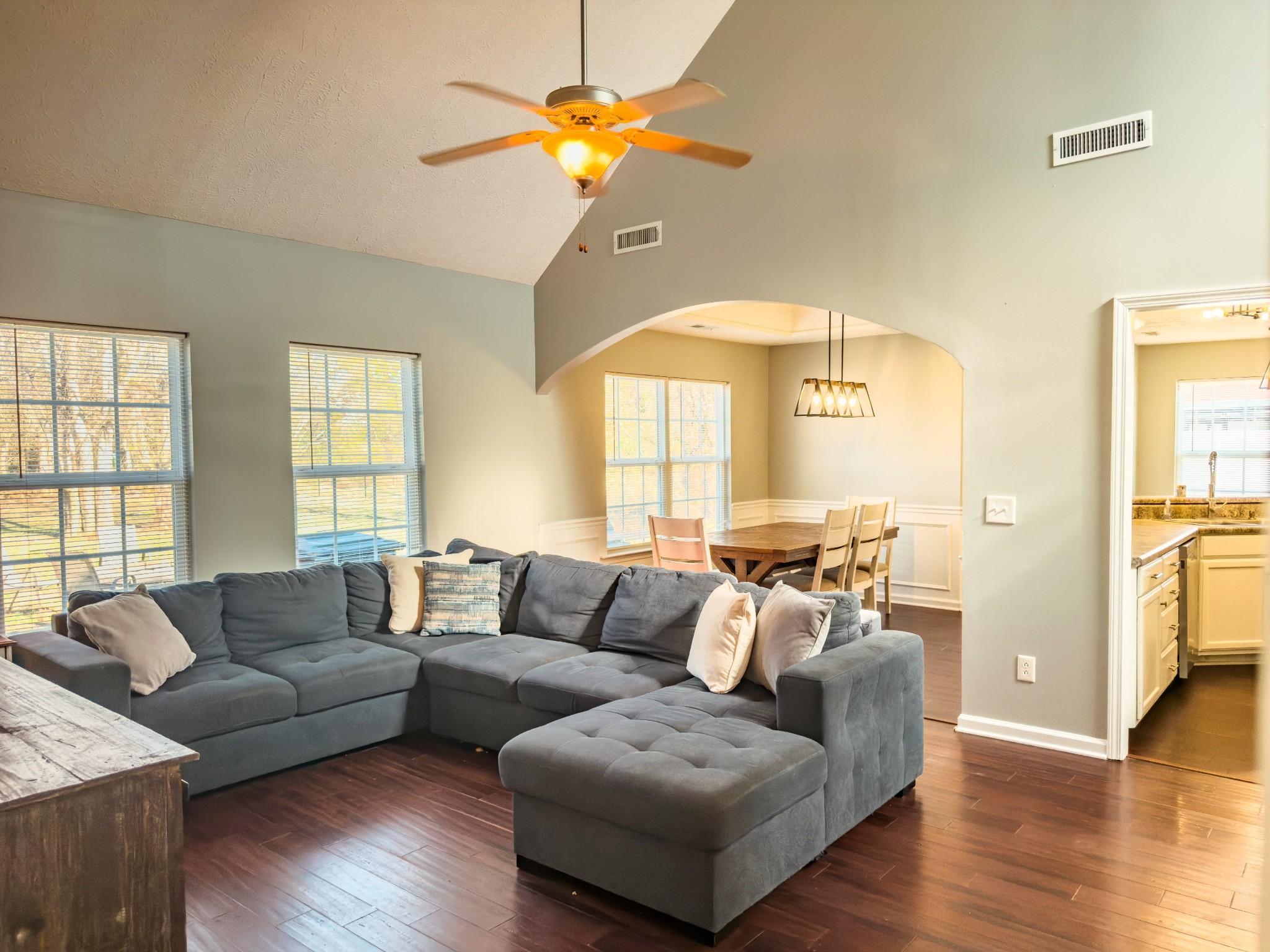 1122 Thompson Farms Street Lascassas, TN 37085 - Photo 3 of 12 a living room with furniture and a large window
