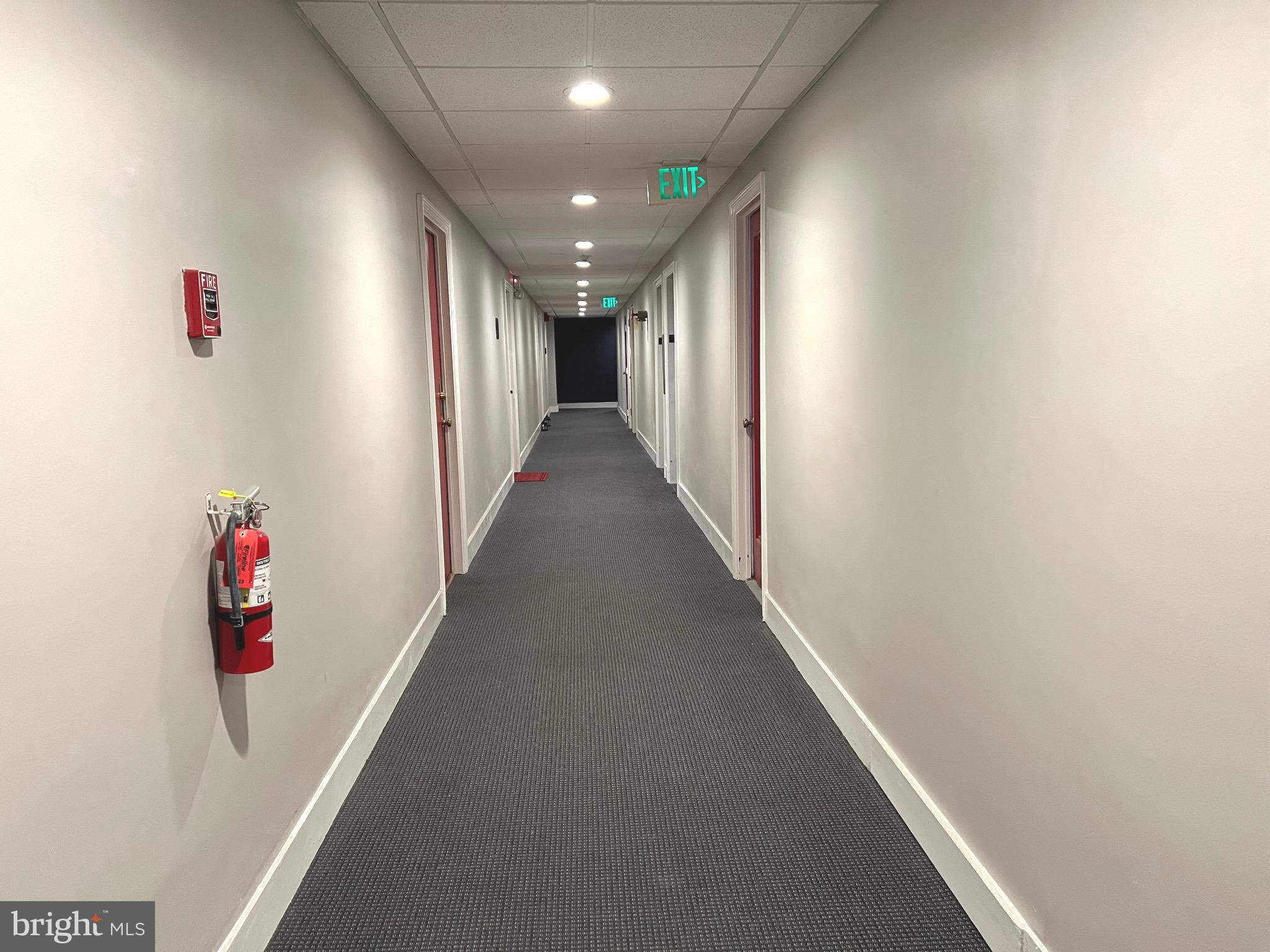 1001 St Paul Street, Unit 8J Baltimore, MD 21202 - Photo 6 of 10 Updated hallways