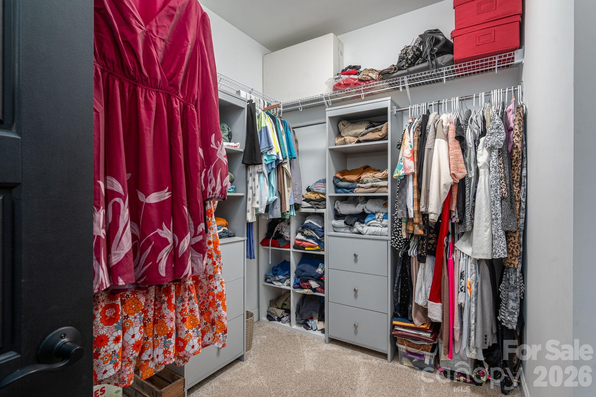 2656 Lee Lawing Road Lincolnton, NC 28092 - Photo 29 of 48 a view of walk in closet with clothes and shoes