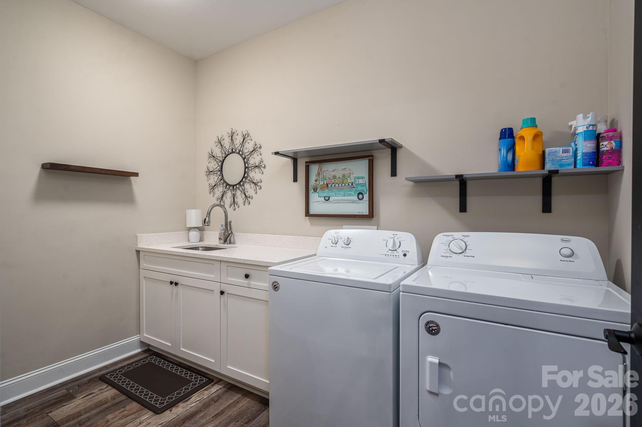 2656 Lee Lawing Road Lincolnton, NC 28092 - Photo 30 of 48 a utility room with dryer and washer