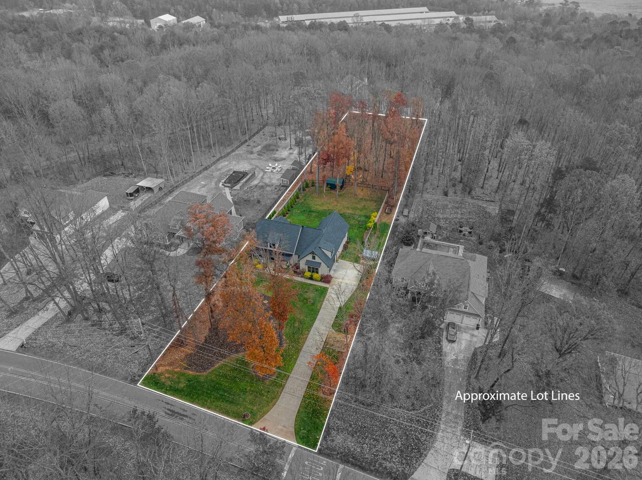 2656 Lee Lawing Road Lincolnton, NC 28092 - Photo 46 of 48 a bird view of a fireplace with open space