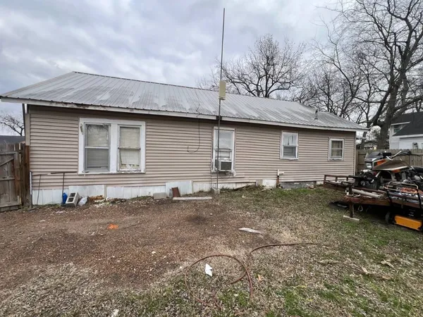 a backyard of a house