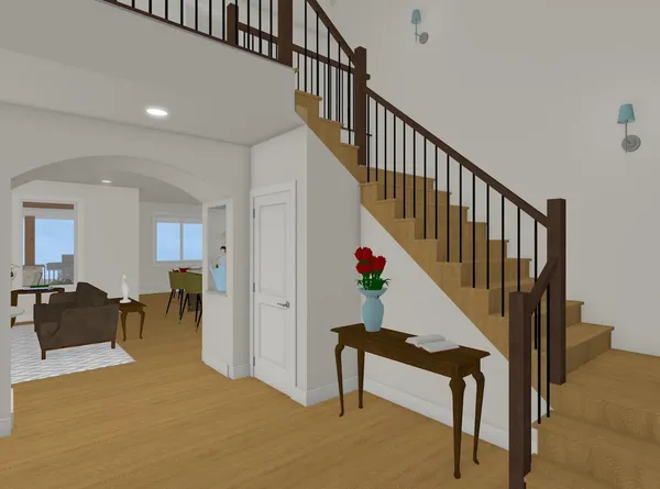 a view of entryway and hall