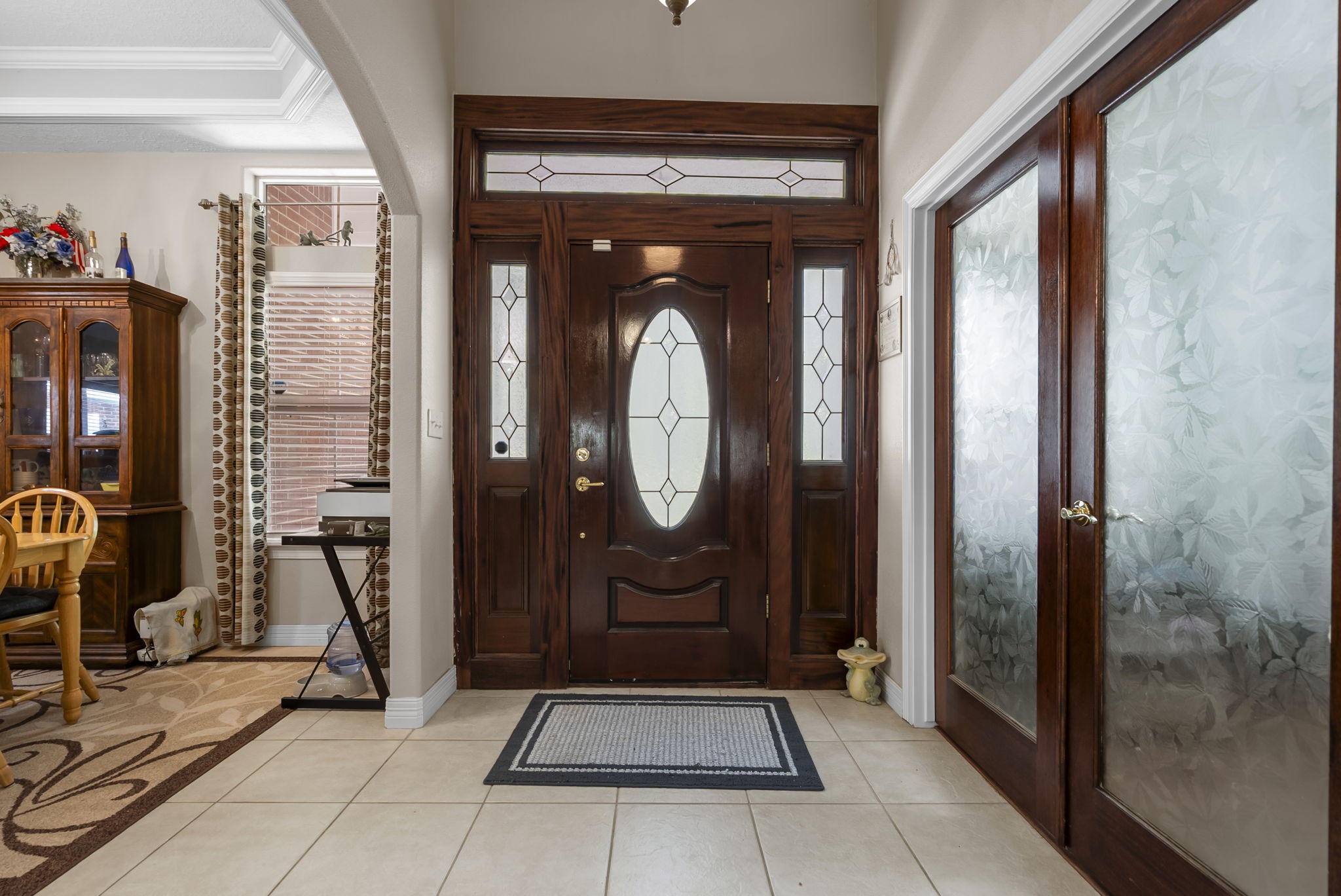 15524 Jim Branch Road Dayton, TX 77535 - Photo 17 of 40 a view of an entryway with a door and a mirror