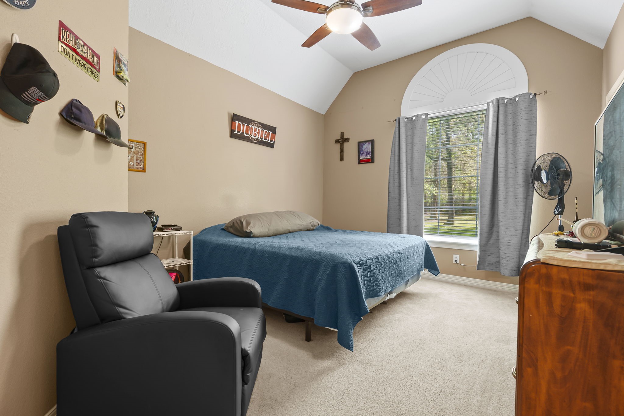 15524 Jim Branch Road Dayton, TX 77535 - Photo 7 of 40 Bedroom 1 - well-sized and offers natural lighting