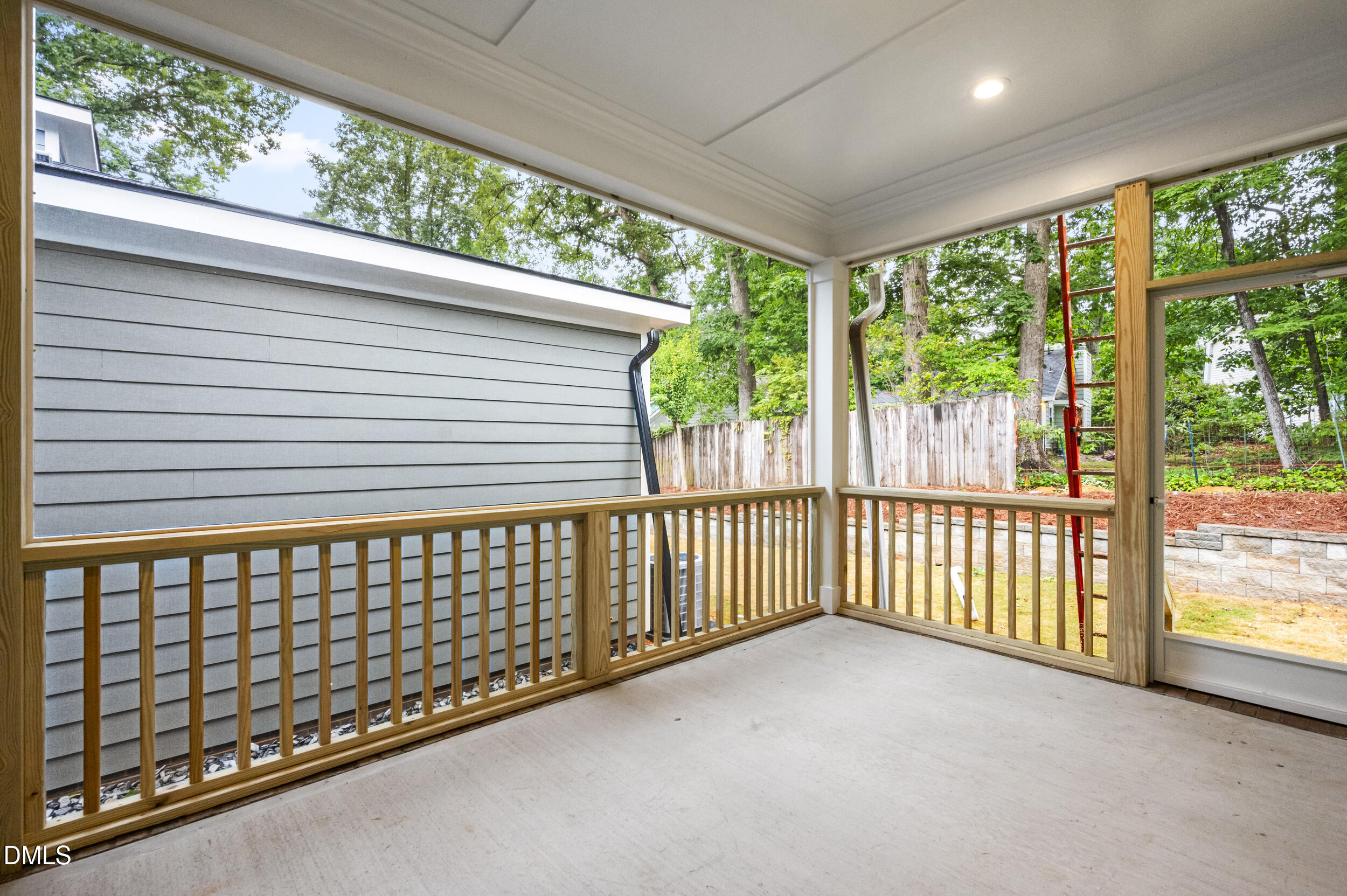 708 Grayhaven Place Raleigh, NC 27606 - Photo 30 of 33 a view of a balcony with yard