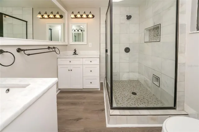 wooden floor in an empty room