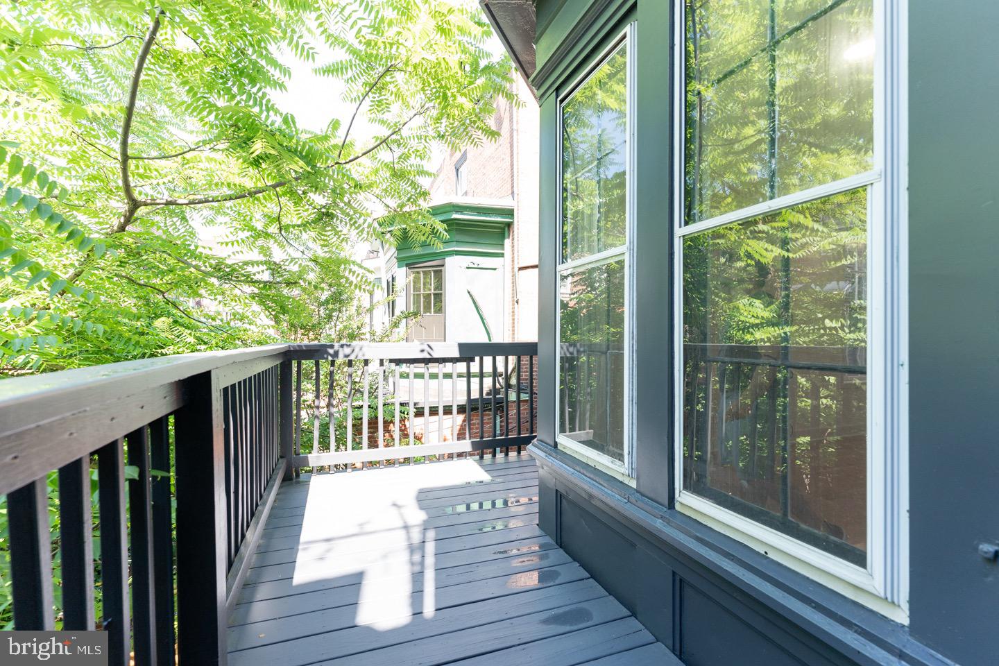 2118 Spruce Street, Unit 2R Philadelphia, PA 19103 - Photo 12 of 25 a view of a balcony with wooden floor