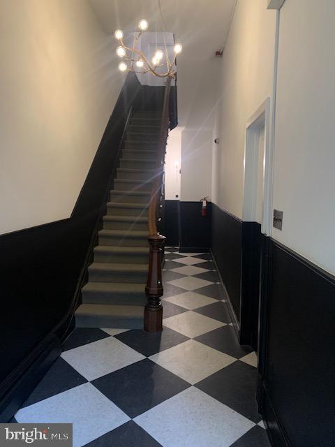 2118 Spruce Street, Unit 2R Philadelphia, PA 19103 - Photo 23 of 25 a view of entryway and hall with wooden floor