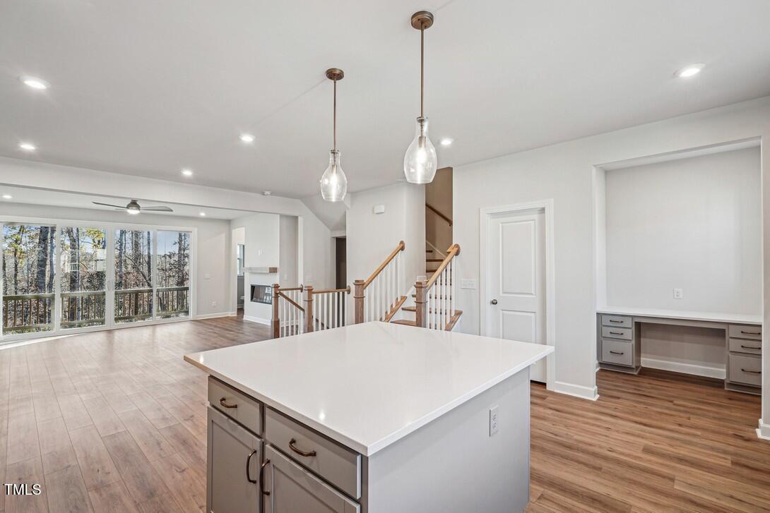 4806 Cypress Tree Lane Raleigh, NC 27612 - Photo 9 of 14 Kitchen with Pocket Office