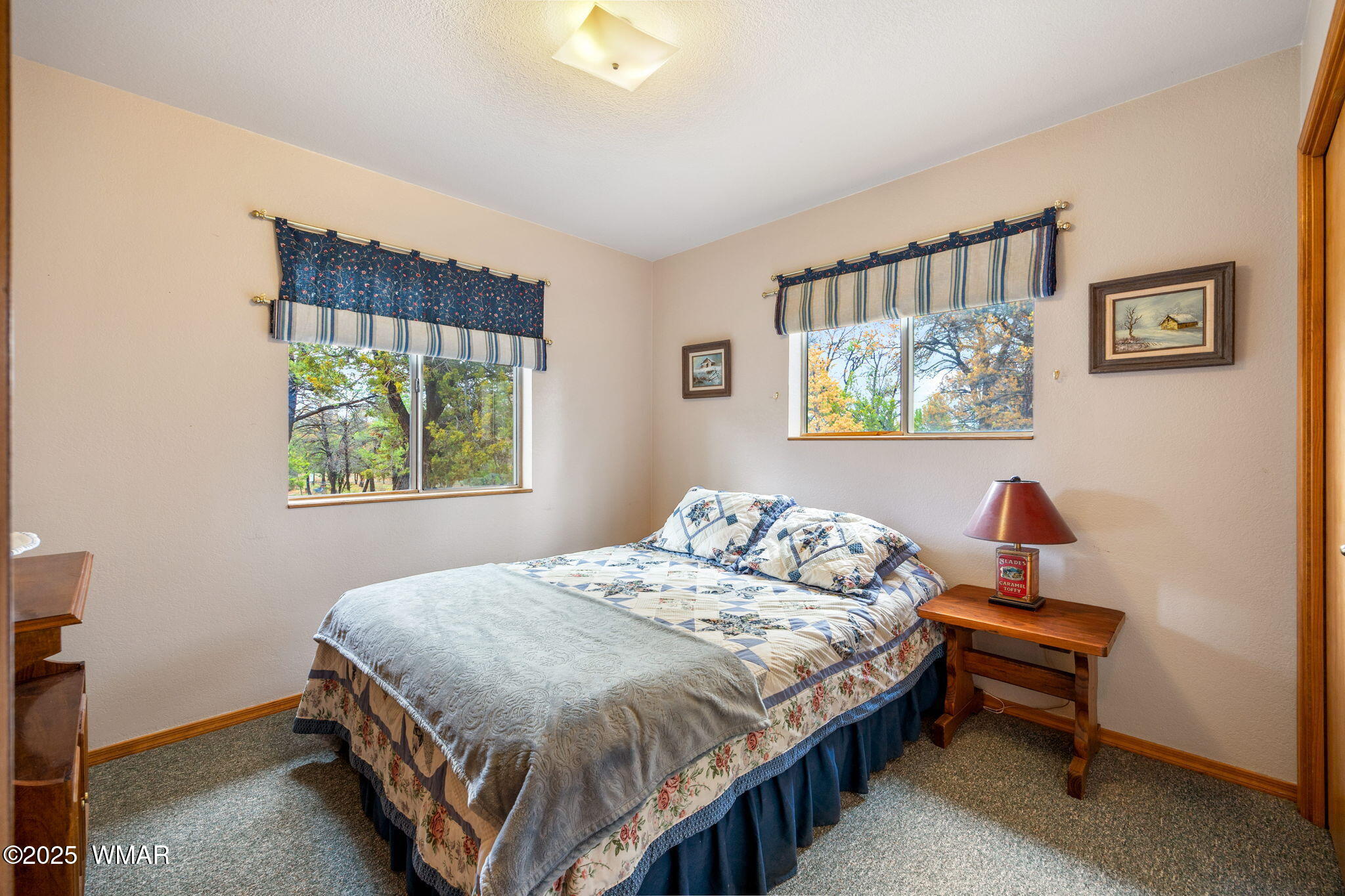 3154 Aspen Road Overgaard, AZ 85933 - Photo 18 of 36 a bedroom with a bed and a window