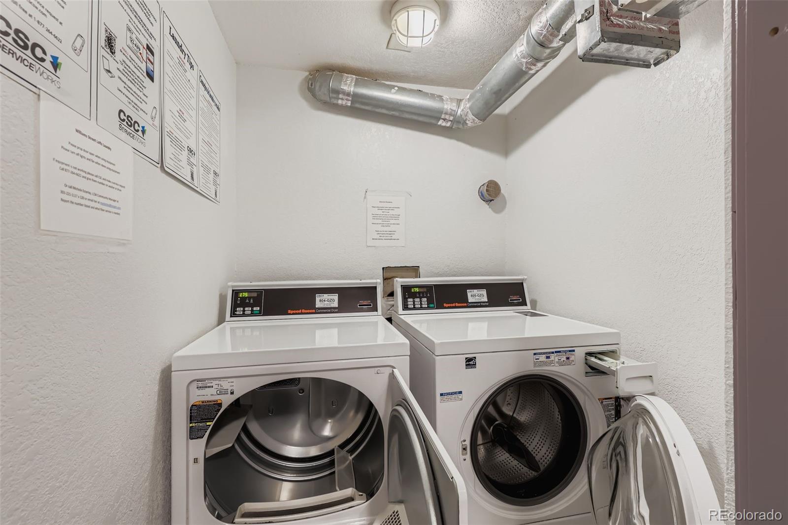 1833 North Williams Street, Unit 206 Denver, CO 80218 - Photo 21 of 29 a utility room with dryer and washer
