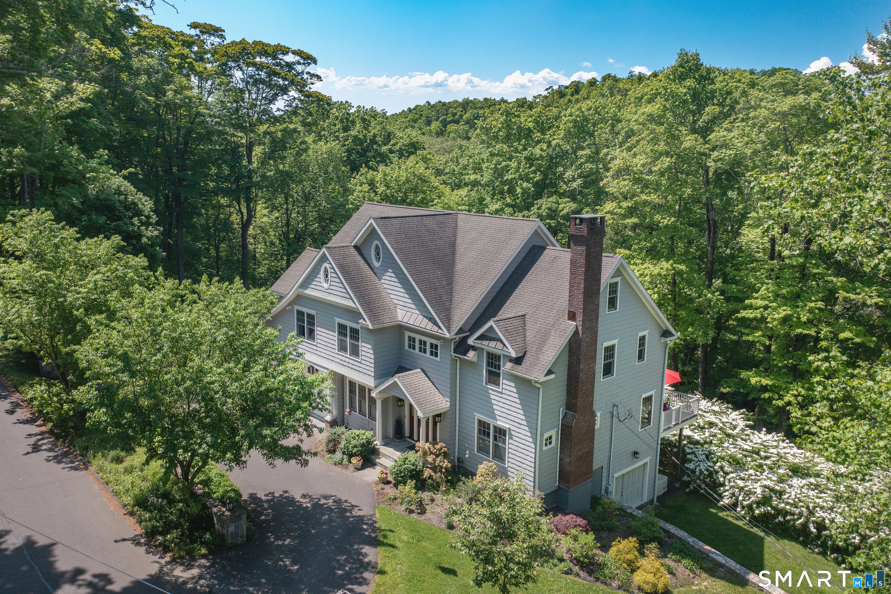 1 Spectacle Lane Ridgefield, CT 06877 - Photo 27 of 31 an aerial view of a house