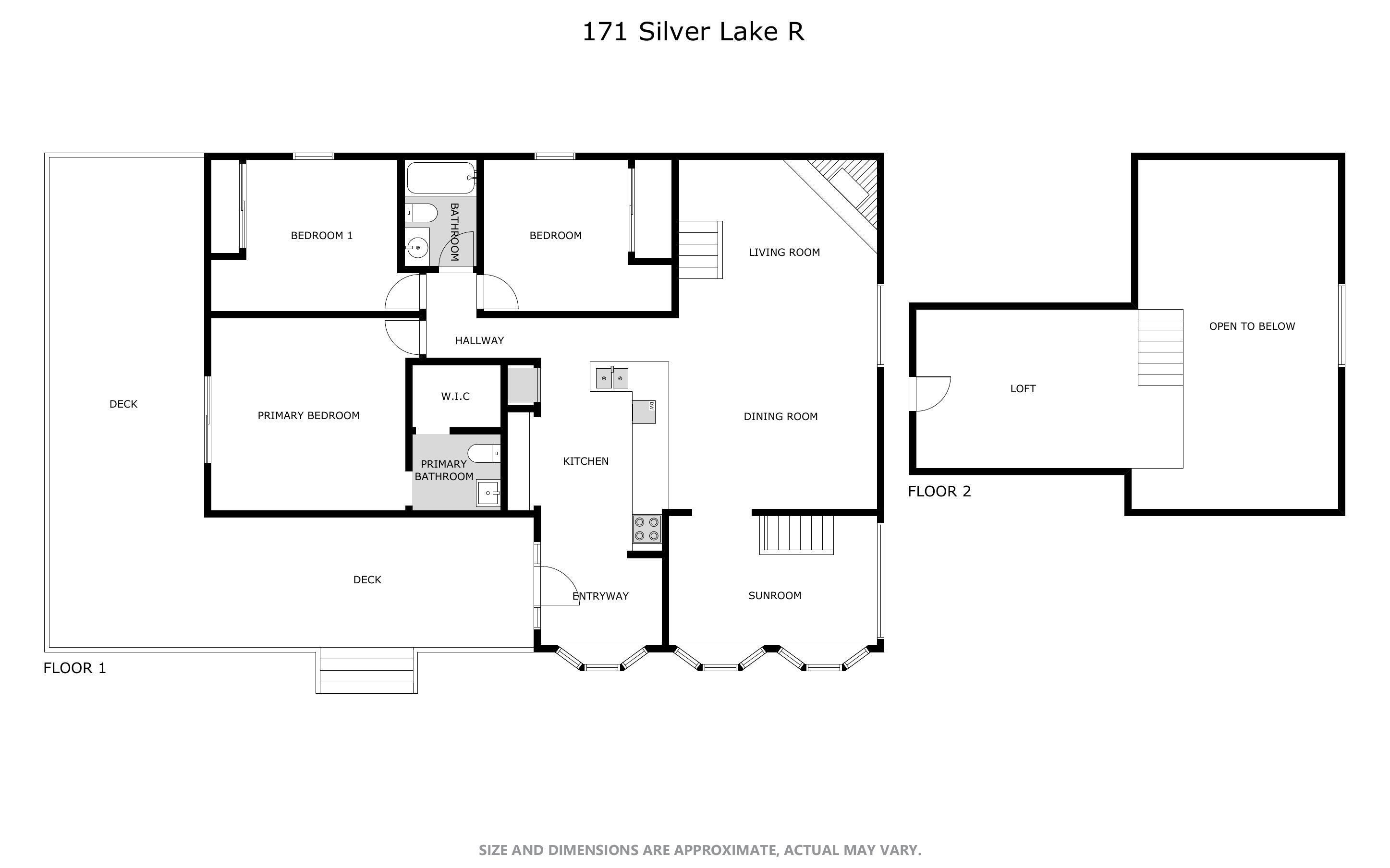 171 Silver Lake Road Au Sable Forks, NY 12912 - Photo 41 of 41 Layout Of 171 Silver Lake Rd