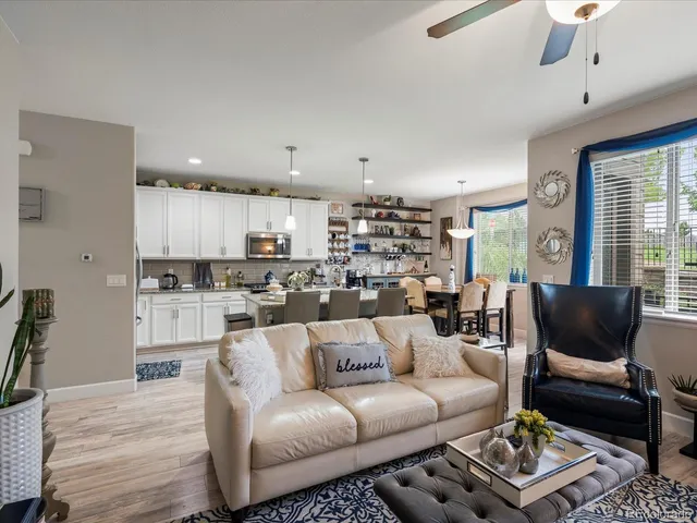a view of a balcony with chairs