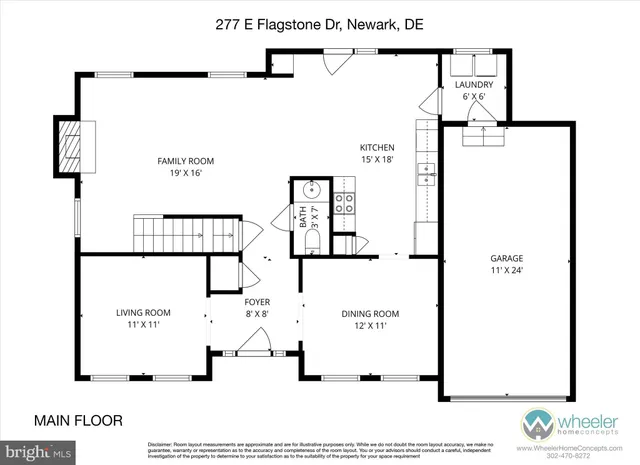 $454,900 | 277 East Flagstone Drive, Newark, DE 19702