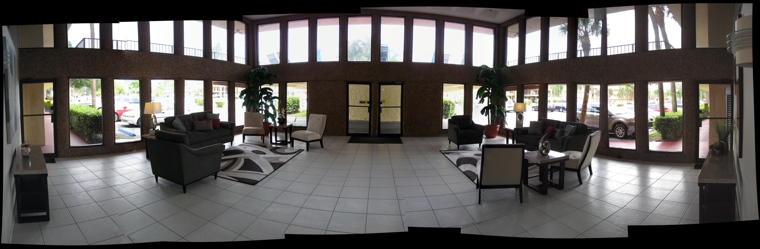 9233 Southwest 8th Street, Unit 315 Boca Raton, FL 33428 - Photo 4 of 26 9233 Lobby Pano1