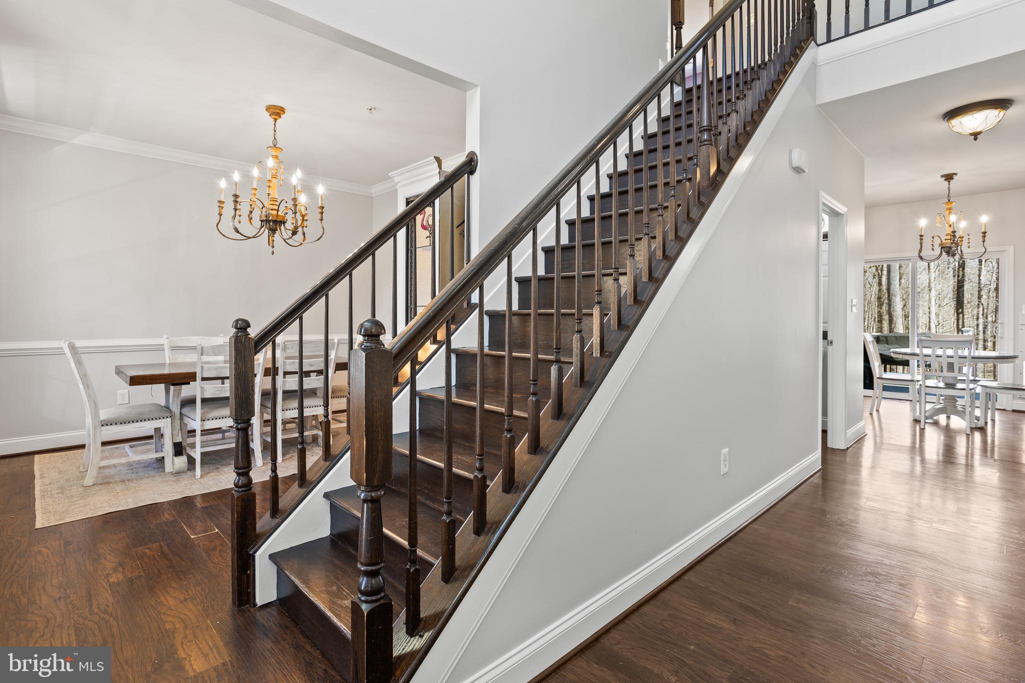 4335 Pleasant Court Huntingtown, MD 20639 - Photo 2 of 46 a view of entryway and hall with wooden floor