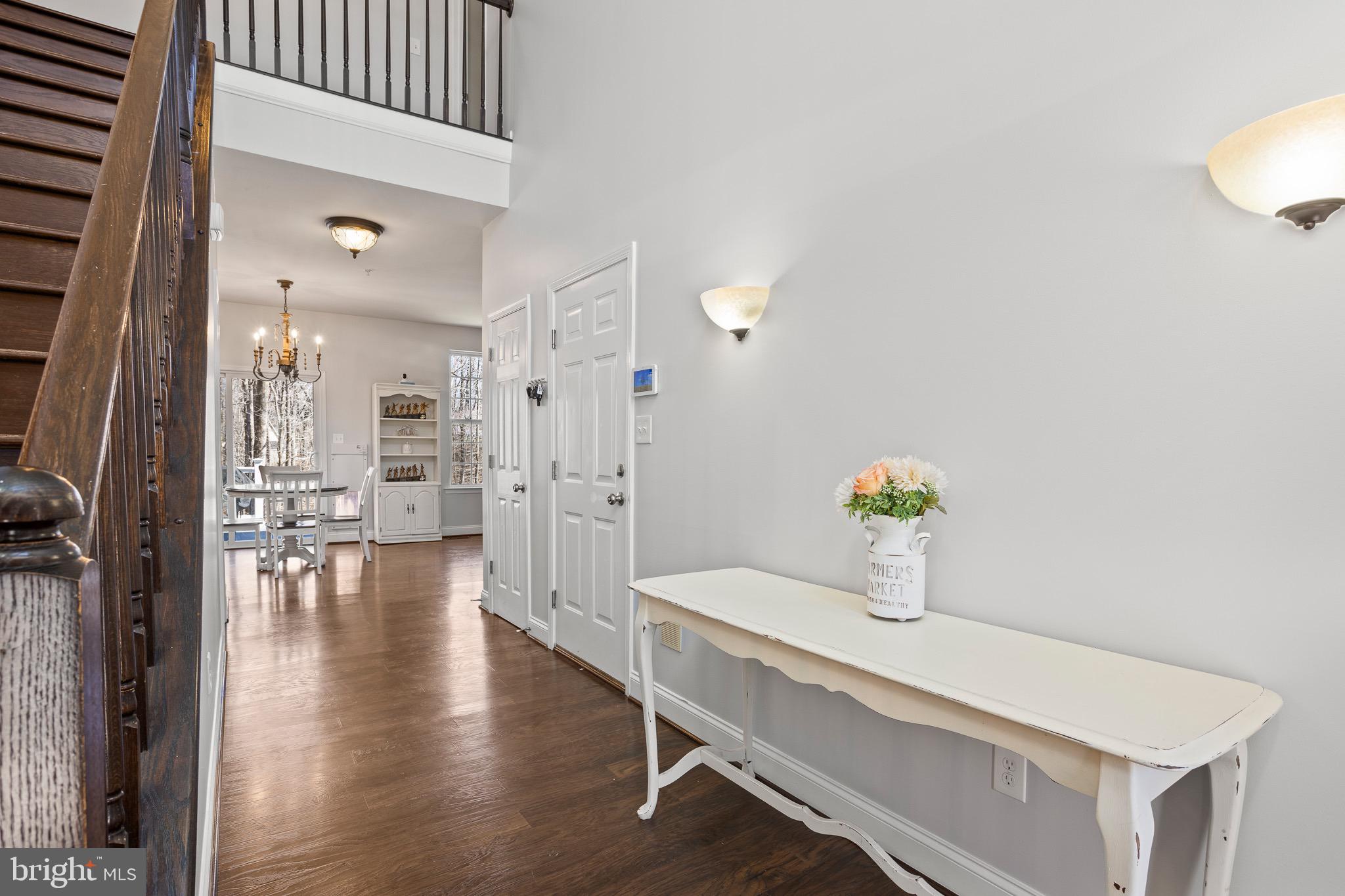 4335 Pleasant Court Huntingtown, MD 20639 - Photo 3 of 46 a view of dining room with wooden floor