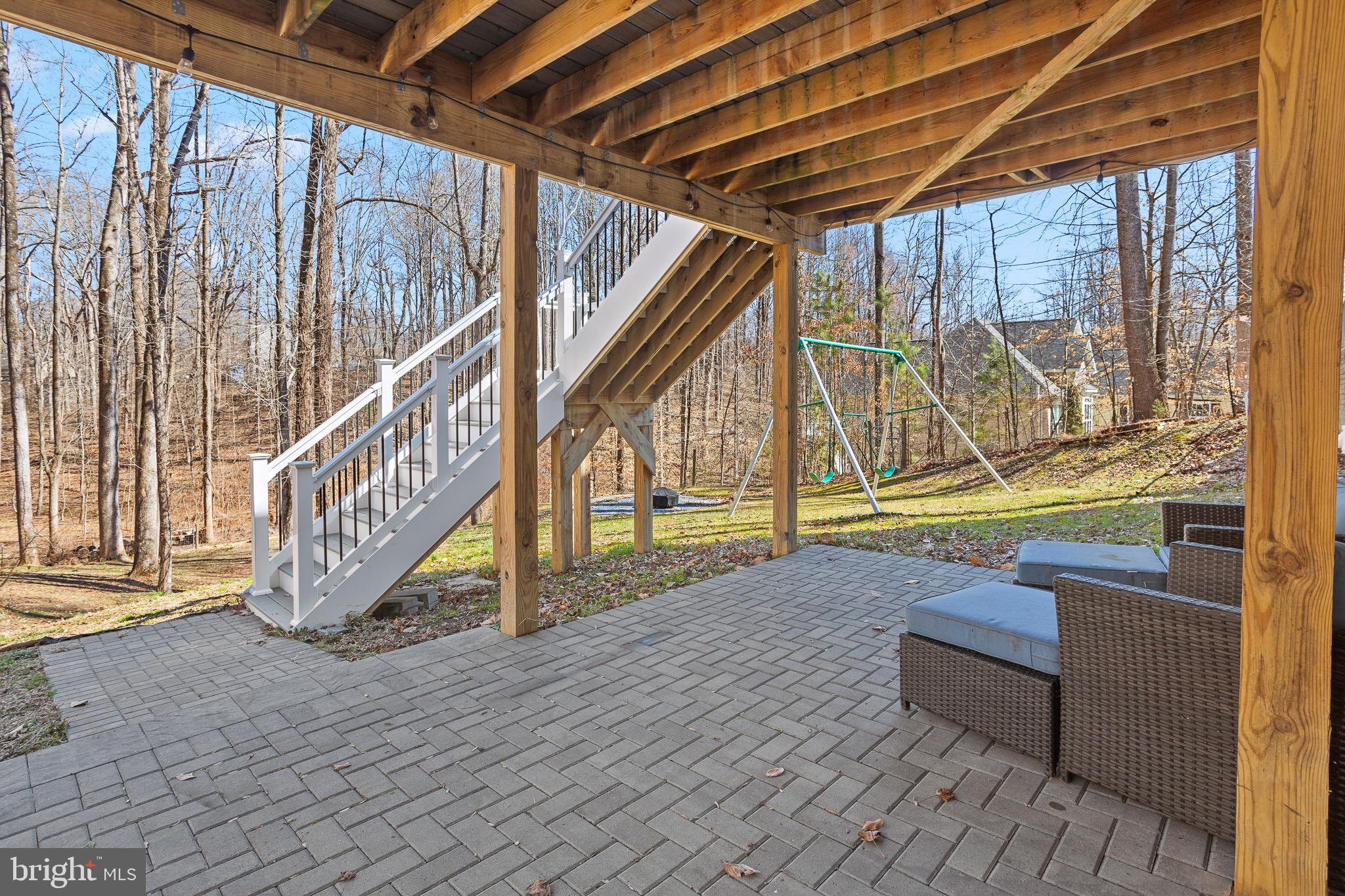 4335 Pleasant Court Huntingtown, MD 20639 - Photo 35 of 46 a view of outdoor space with deck and wooden floor