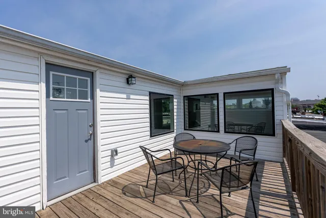a view of front door of house
