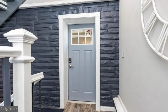 a kitchen with a stove and a microwave