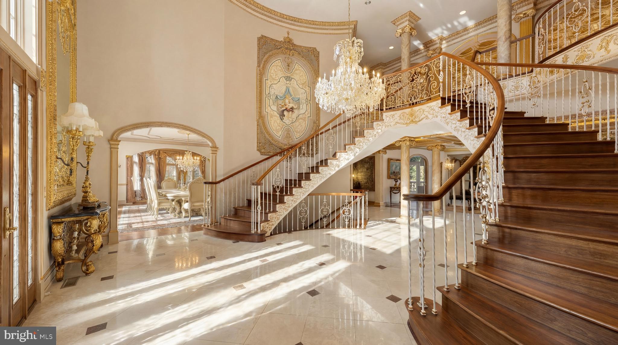 651 Mine Ridge Road Great Falls, VA 22066 - Photo 3 of 21 Sweeping Twin Staircases