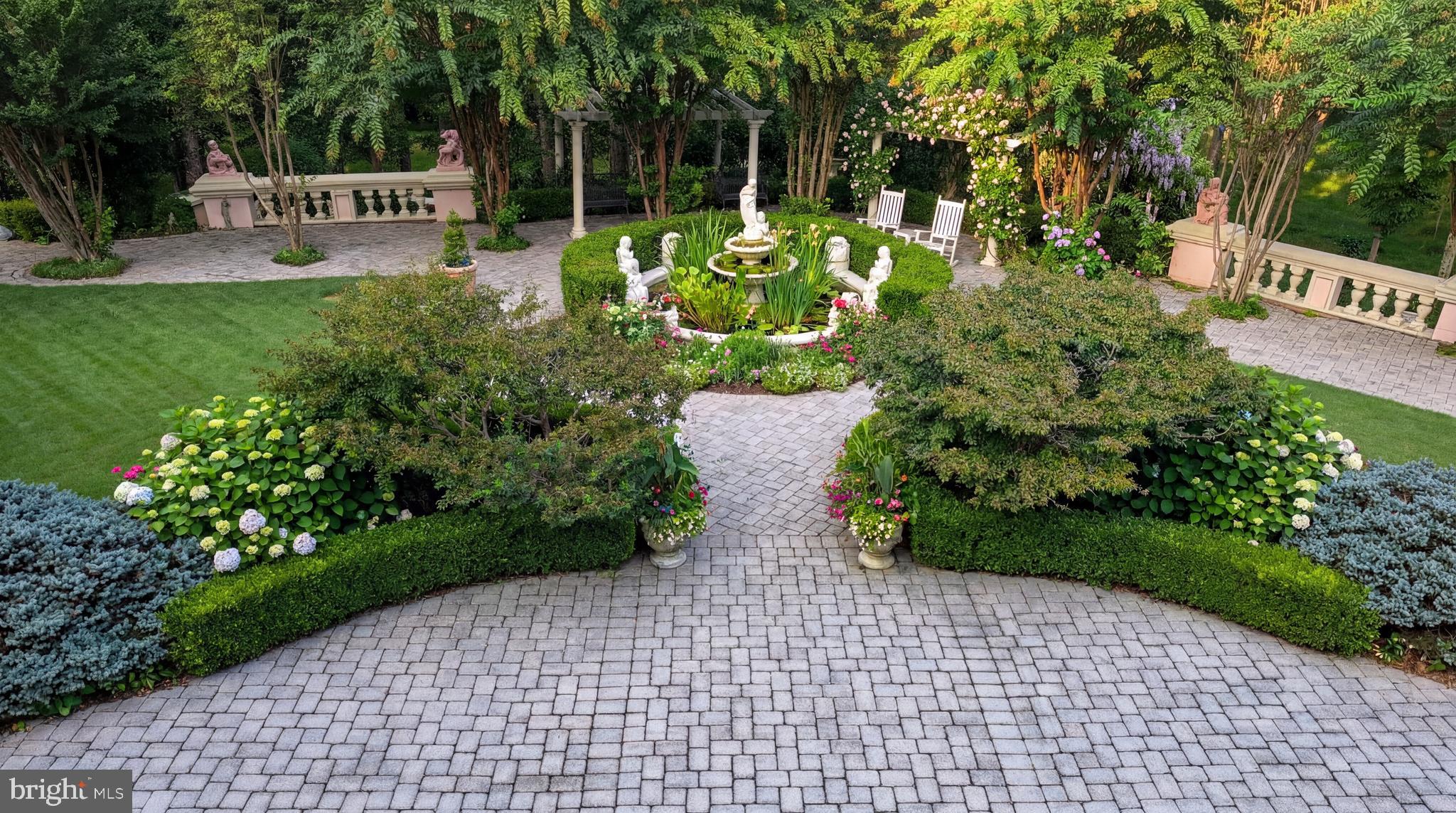 651 Mine Ridge Road Great Falls, VA 22066 - Photo 7 of 21 Terrace Access and Garden Views