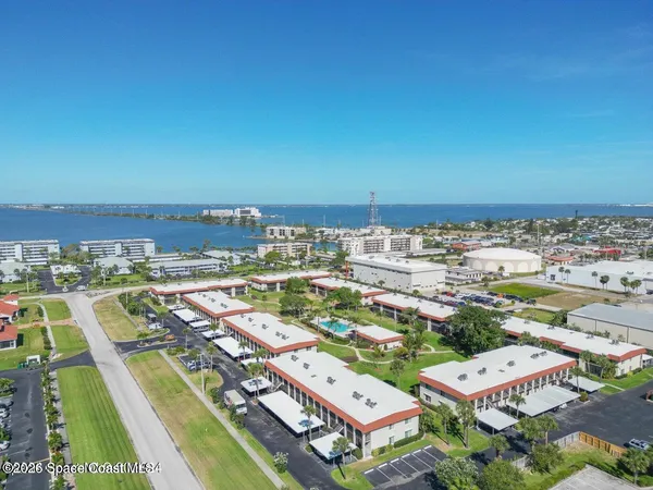 a picture of city view with a lake view