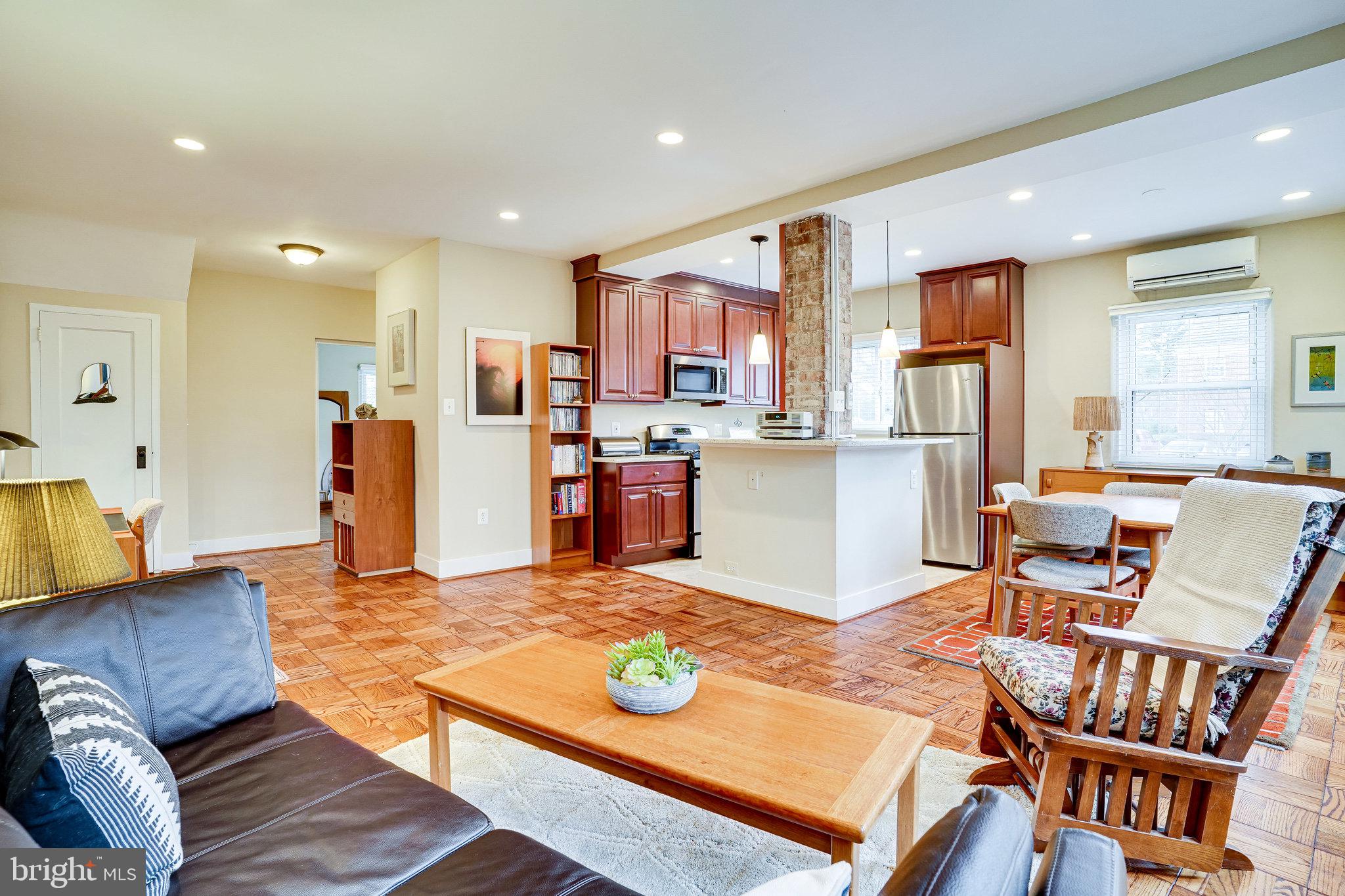 3312 Gunston Road Alexandria, VA 22302 - Photo 43 of 43 Living room/dining room/kitchen open floorplan