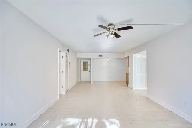 a view of empty room