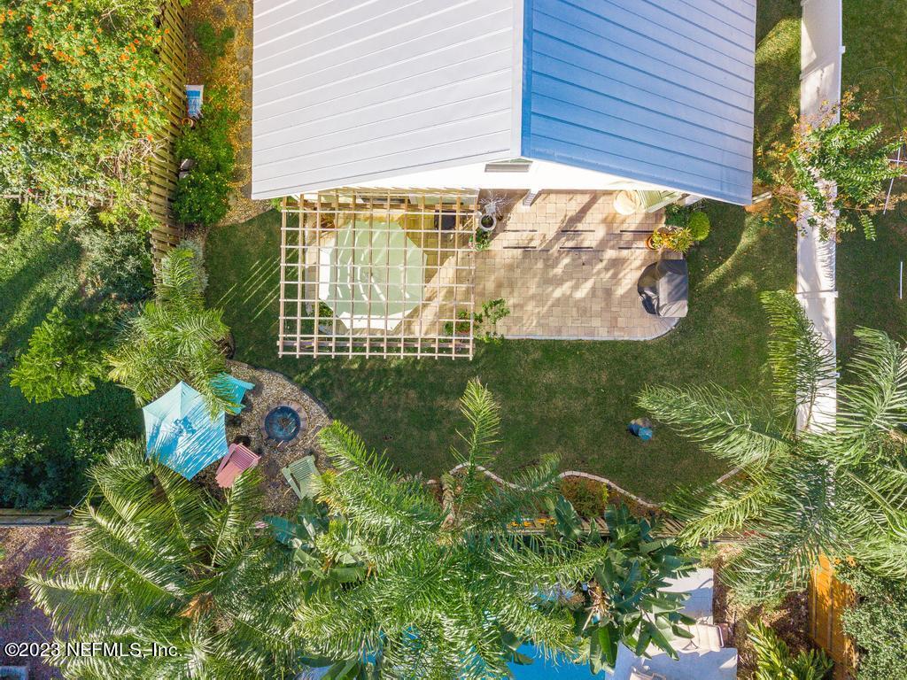 311 E Street St. Augustine, FL 32080 - Photo 34 of 40 a view of swimming pool with a yard