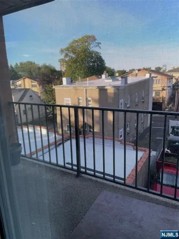 a view of city from balcony