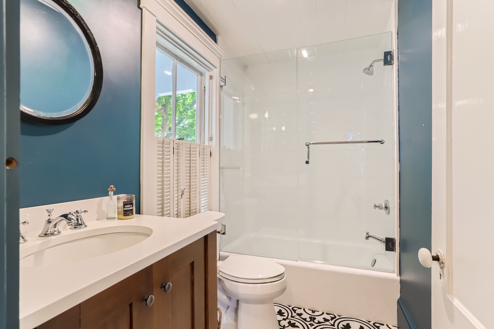 16 S Road Chilmark, MA 02535 - Photo 17 of 50 a bathroom with a sink toilet and shower