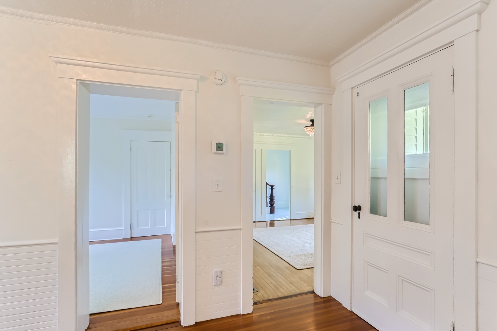 16 S Road Chilmark, MA 02535 - Photo 18 of 50 a view of a hallway with wooden floor