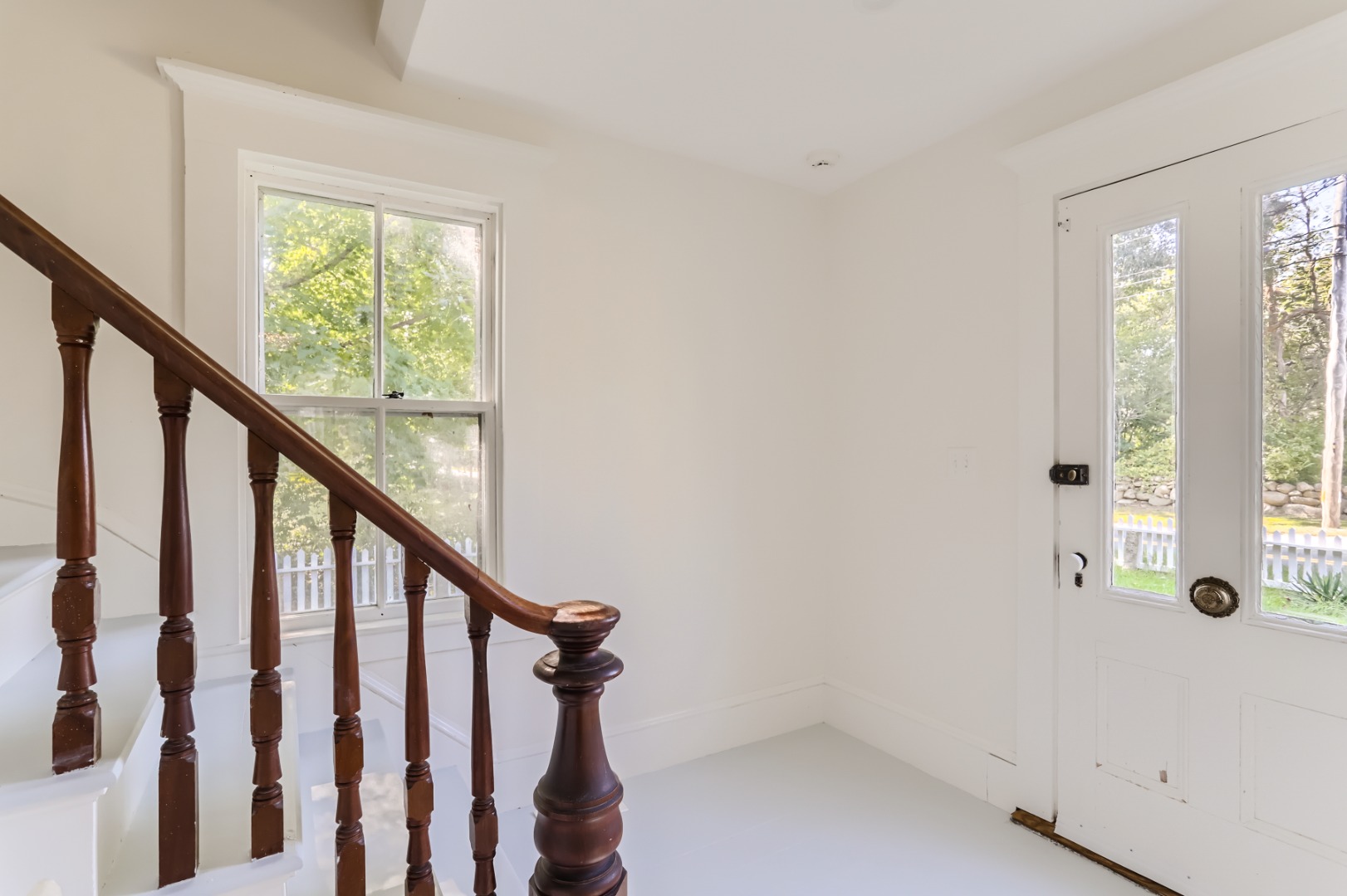 16 S Road Chilmark, MA 02535 - Photo 23 of 50 a view of entryway with wooden floor and stairs