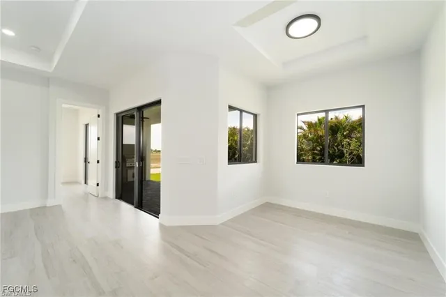 wooden floor in an empty room